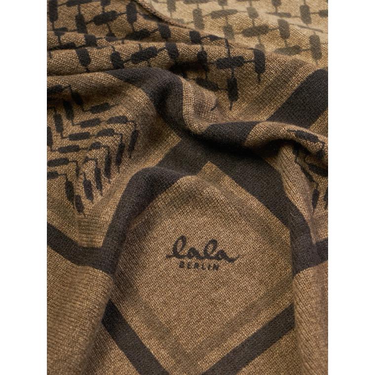Lala Berlin Triangle Patchwork Brown M, Grey On Foal